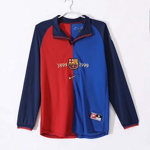 Long sleeves: Barcelona Retro 1999/00 Home