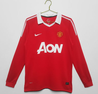 Long sleeves: Manchester United Retro 2010/11 Home