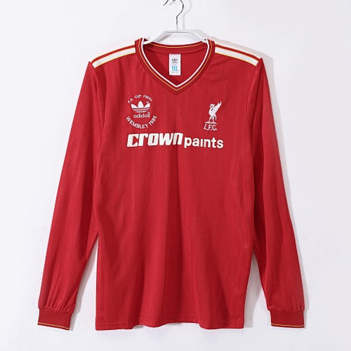 Camiseta de manga larga: Liverpool Retro 1986/87 Local