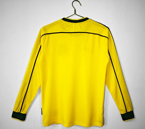 Long sleeves: Brazil Retro 1998 Home