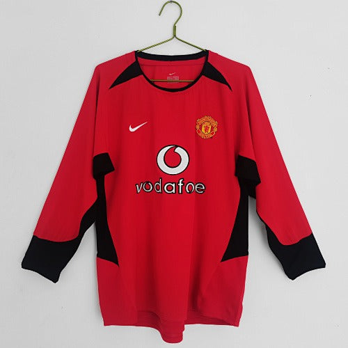 Long sleeves: Manchester United Retro 2002/04 Home