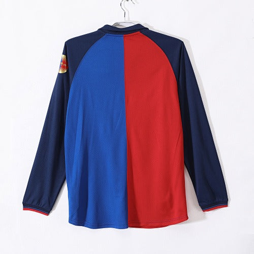 Mangas longas: Barcelona Retro 1999/00 Home