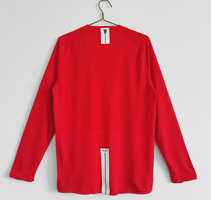 Long sleeve: Manchester United Champions League Retro 2007/08 Home