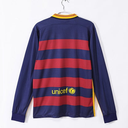 Long sleeves: Barcelona Retro 2015/16 Home
