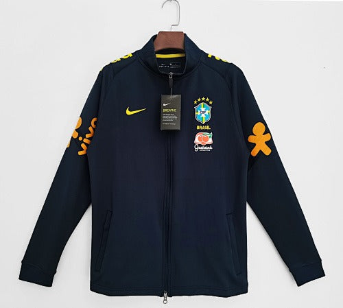 Brazil Casaco Blue Retro 2022/23