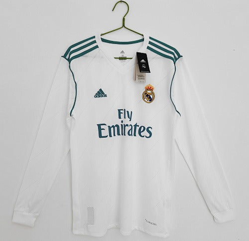 Mangas largas: Real Madrid Retro 2017/18 Local