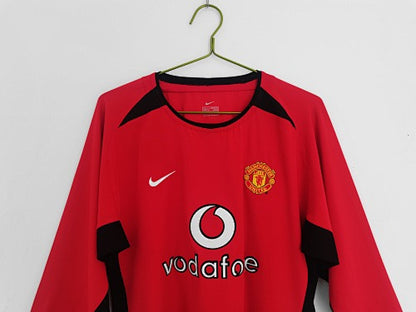 Long sleeves: Manchester United Retro 2002/04 Home