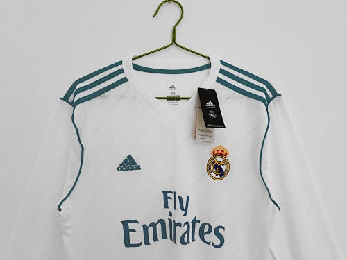 Long sleeves: Real Madrid Retro 2017/18 Home