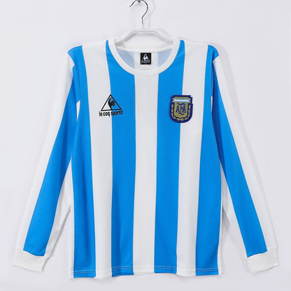 Long Sleeve: Argentina Retro 1986 Home