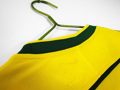 Long sleeves: Brazil Retro 1998 Home