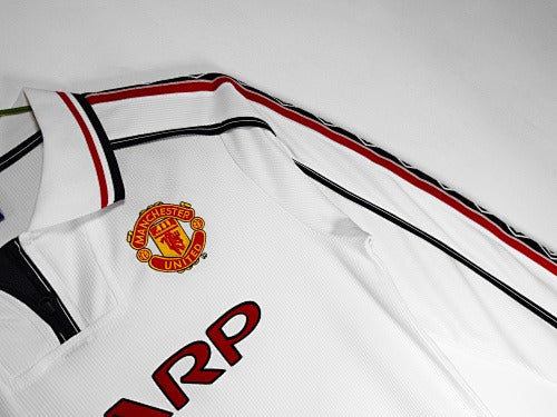 Mangas longas: Manchester United Branco Retro 1998/99