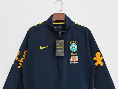 Brazil Retro Blue Coat 2022/23