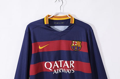 Long sleeves: Barcelona Retro 2015/16 Home