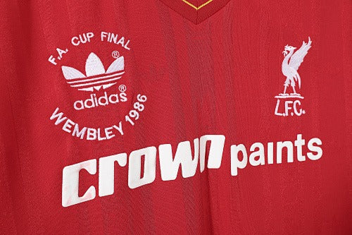 Camiseta de manga larga: Liverpool Retro 1986/87 Local