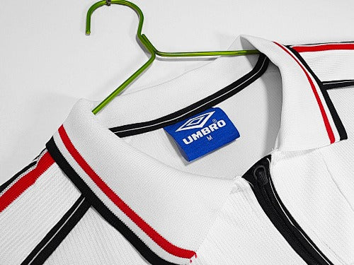 Mangas longas: Manchester United Branco Retro 1998/99