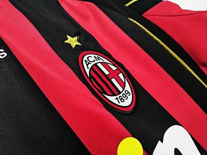Long sleeves: AC Milan Retro 2006/07 Home