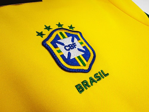 Long sleeves: Brazil Retro 1998 Home