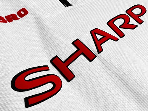 Mangas longas: Manchester United Branco Retro 1998/99