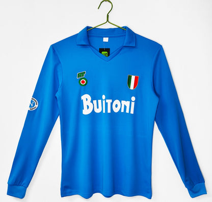 Long sleeves: Napoli Retro 1987/88 Home