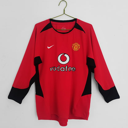 Long sleeves: Manchester United Retro 2002/04 Home