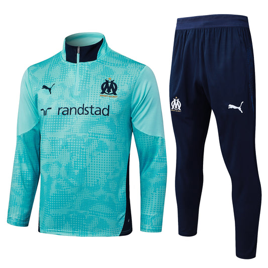 Kit de Treino Olympique de Marseille - Conjunto Verde Claro