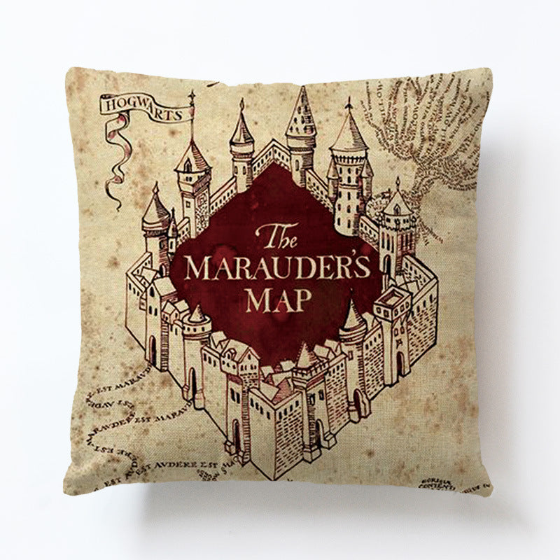 World European Football Cup Flag Club Decoration Living Room Sofa Cushion Linen Pillow Cover Sales