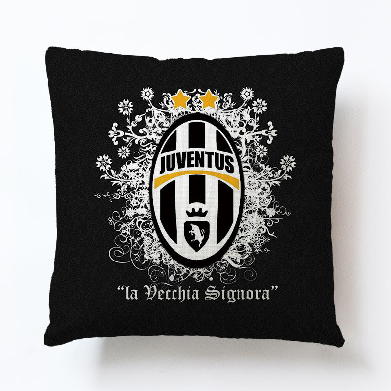 World European Football Cup Flag Club Decoration Living Room Sofa Cushion Linen Pillow Cover Sales
