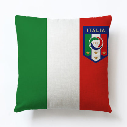 World European Football Cup Flag Club Decoration Living Room Sofa Cushion Linen Pillow Cover Sales