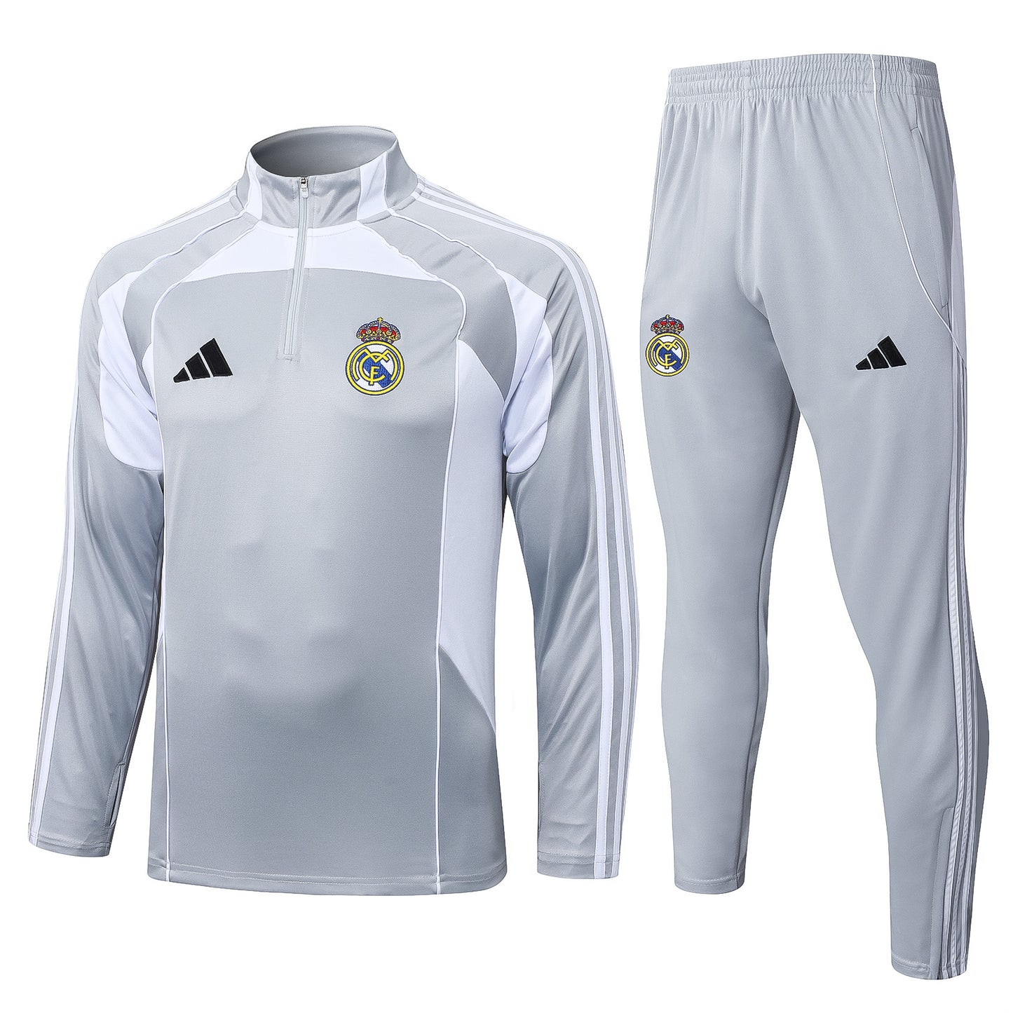 Conjunto de entrenamiento del Real Madrid - Gris - Invierno