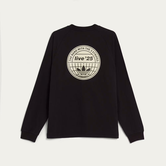OASIS Long Sleeve 3 Stripes - Black
