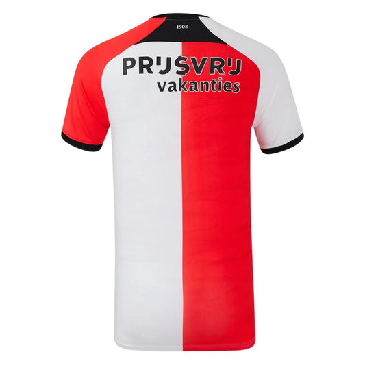 Feyenoord Home 2024/25 Patches UCL UEFA Foundation (Official Printing)