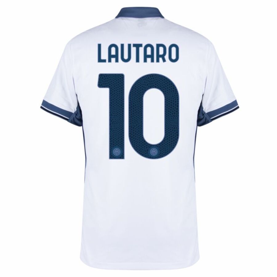 Inter Milan Lautaro 10 Away 2024/25 Patches UCL UEFA Foundation (Official Printing)