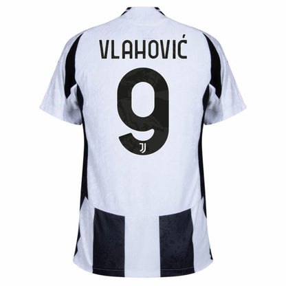 Juventus Home 2024/25 Patches UCL UEFA Foundation (Official Printing)