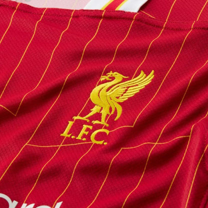 Liverpool Virgil 4 Home 2024/25 Patches UCL UEFA Foundation (Official Printing)