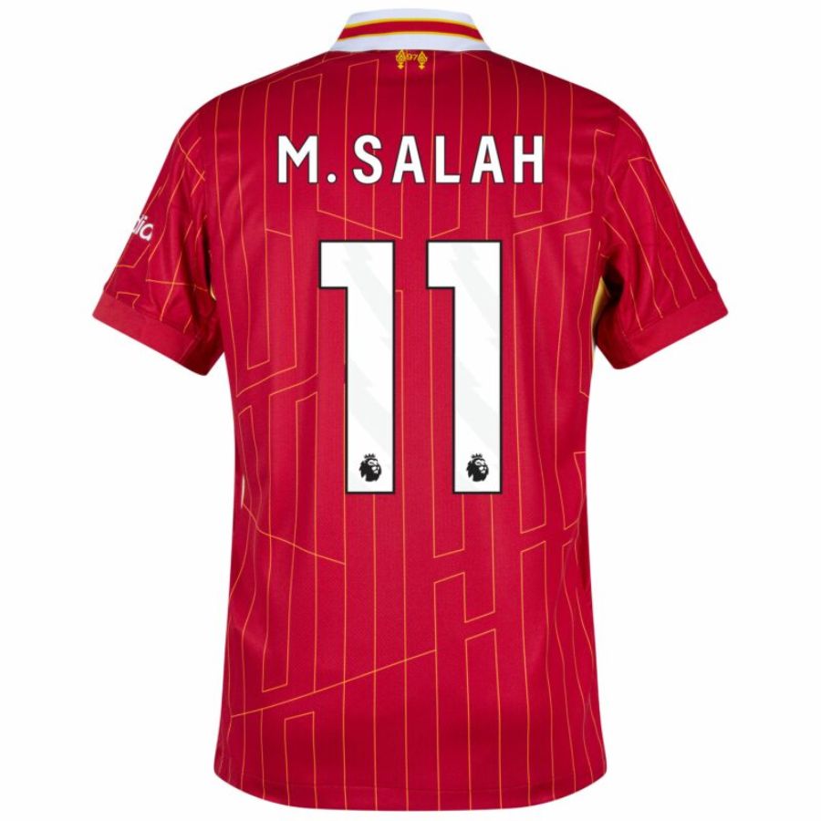 Liverpool Home 2024/25 Patches UCL UEFA Foundation (Official Printing)