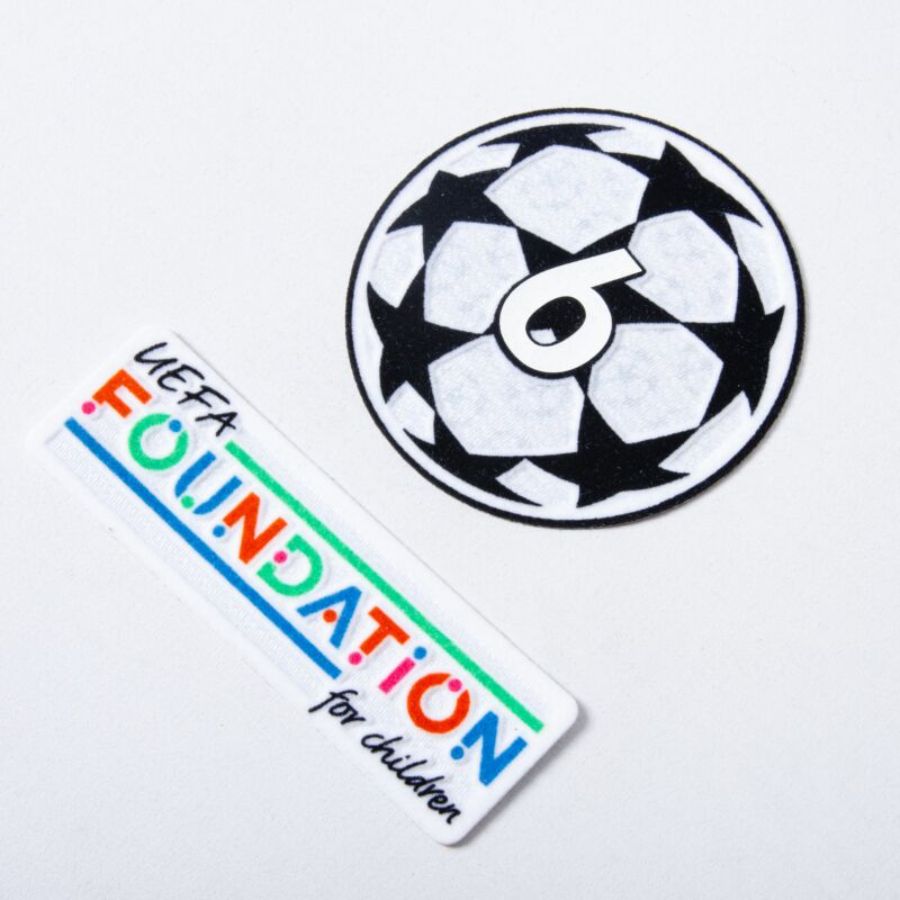 Liverpool Gakpo 18 Home 2024/25 Patches UCL UEFA Foundation (Official Printing)