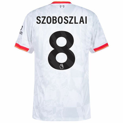 Liverpool Szoboszlai 8 Away 2024/25 Patches UCL UEFA Foundation (Official Printing)