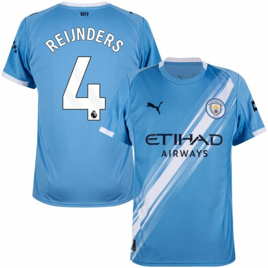 Manchester City Home Reijnders 4 Fan Jersey 2025/26