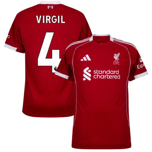 Liverpool Virgil 4 Home Fan Jersey 2025/26