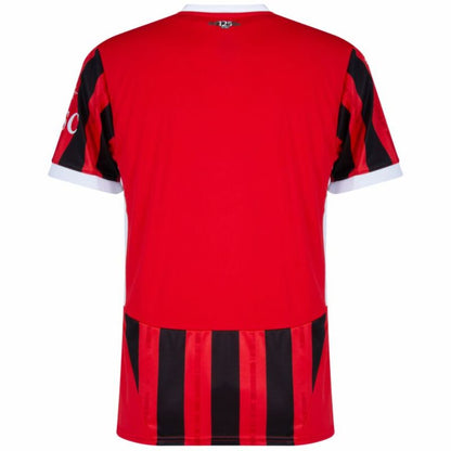 AC Milan Home Fan Jersey 2024/25 Patches UCL UEFA Foundation (Official Printing)