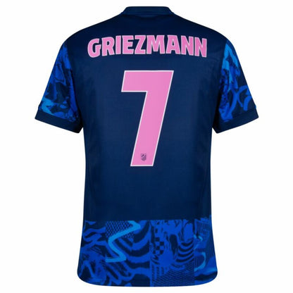 Atlético Madrid Third Fan Jersey 2024/25 Patches UCL UEFA Foundation (Official Printing)
