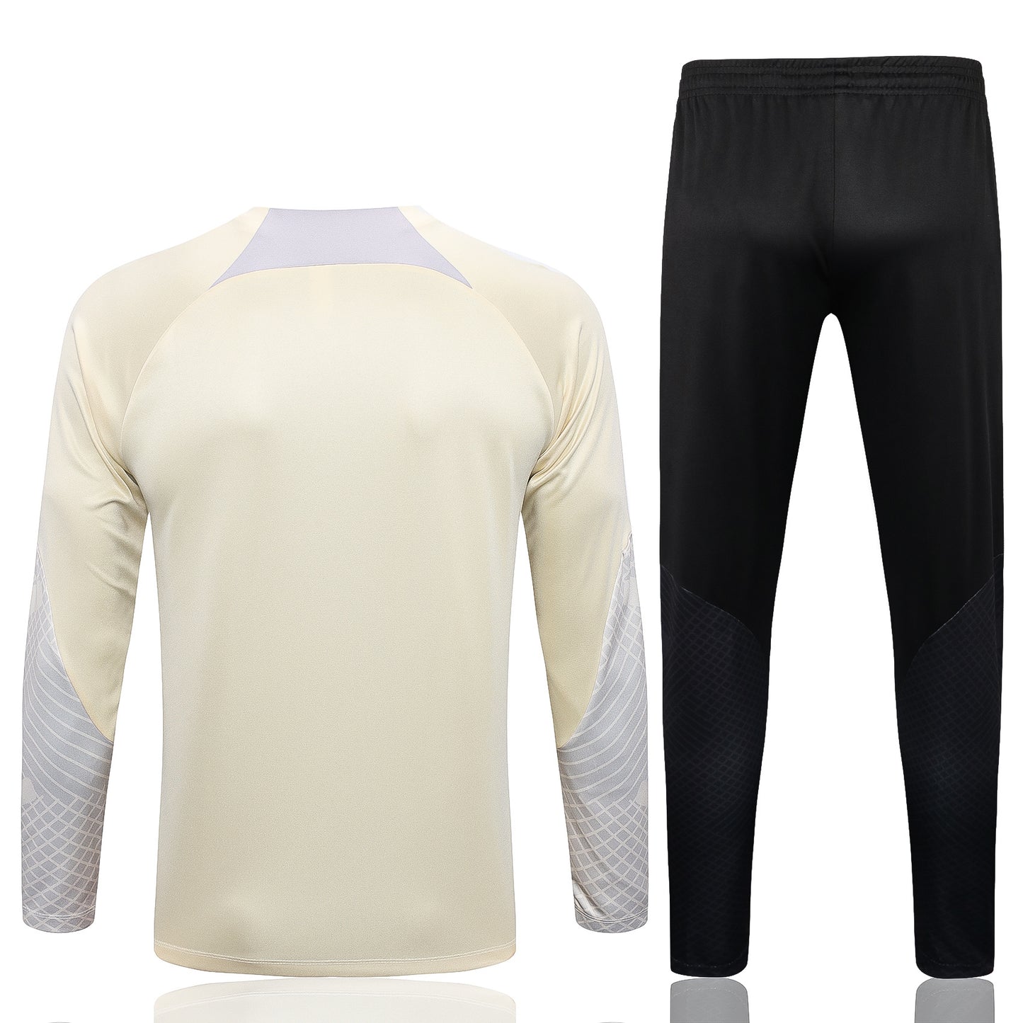 Kit de Treino Tottenham - Conjunto Manga Longa Marrom Amarelado