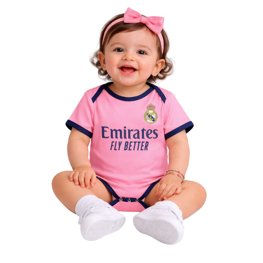 Body Baby Real Madrid Pink