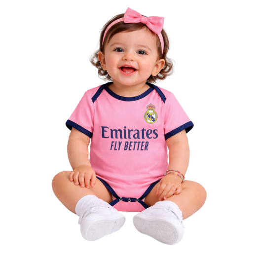 Body Baby Real Madrid Pink