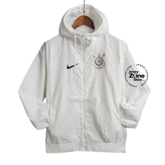 Corinthians All Weather Windrunner Jacket White - 2023/24