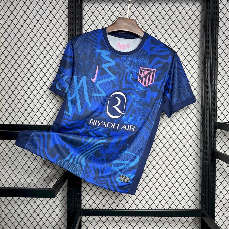 Camiseta Tercera Equipación Atlético de Madrid 24/25 Fan Version - Azul