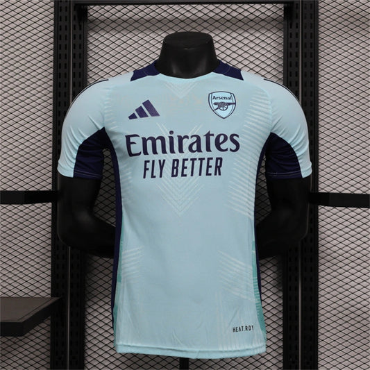 Arsenal 24/25 Pre-Match Jersey - Light Blue - Player Version - Slim Fit