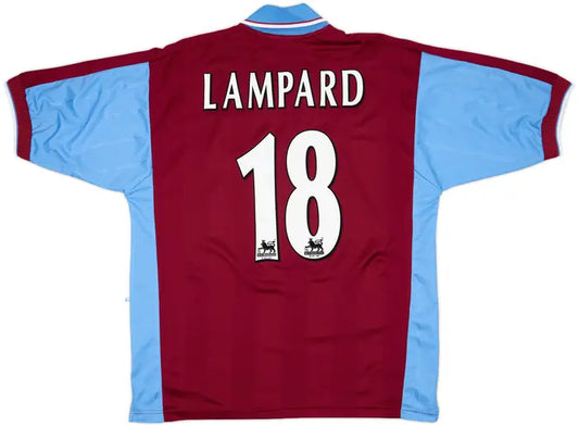 1997-98 West Ham Home Shirt Lampard #18