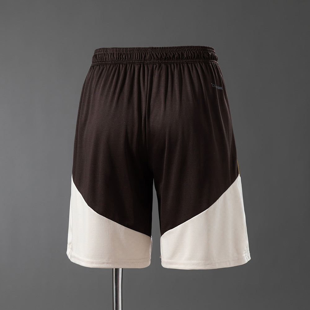 Shorts Flamengo Training 2026 Brown and Beige
