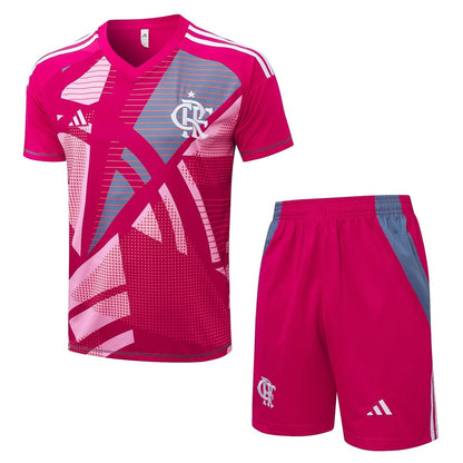 Kit de entrenamiento para adultos Flamengo 2025/26, pantalón corto y camiseta